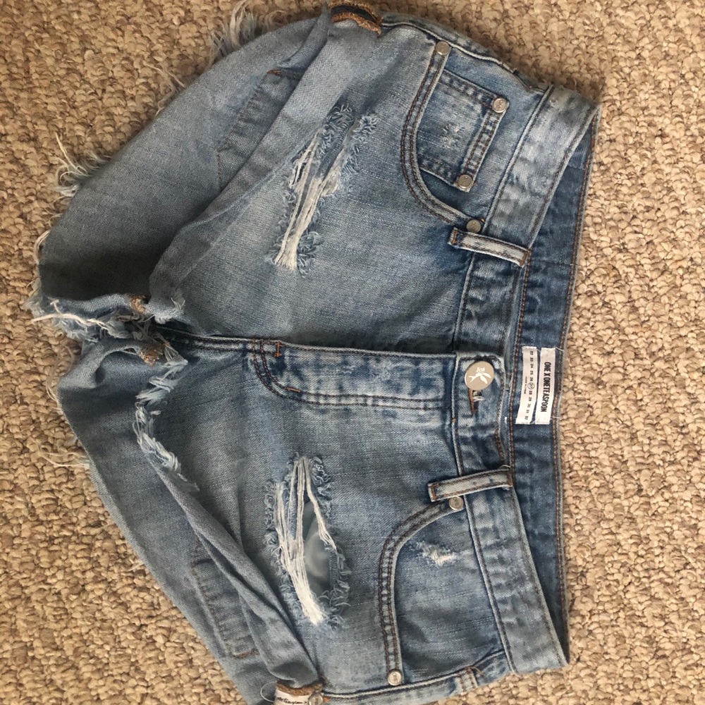 One Teaspoon Jean Shorts, Size 27